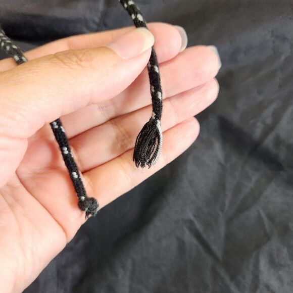 Lauren Ralph Lauren Pants Womens Small Black Drawstring Ankles Hidden Button Fly - Picture 11 of 16